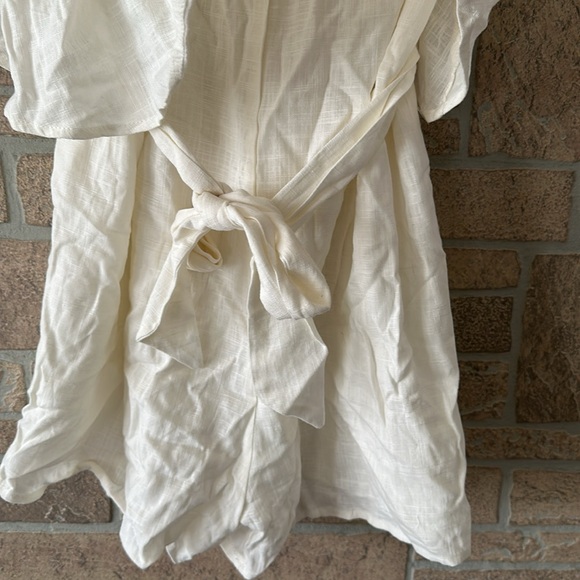 Hello Molly White Ruffle Jumpsuit - Picture 8 of 14